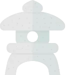 Japanese Garden Stone Pagoda SVG Icon